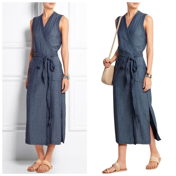 kimono wrap midi dress